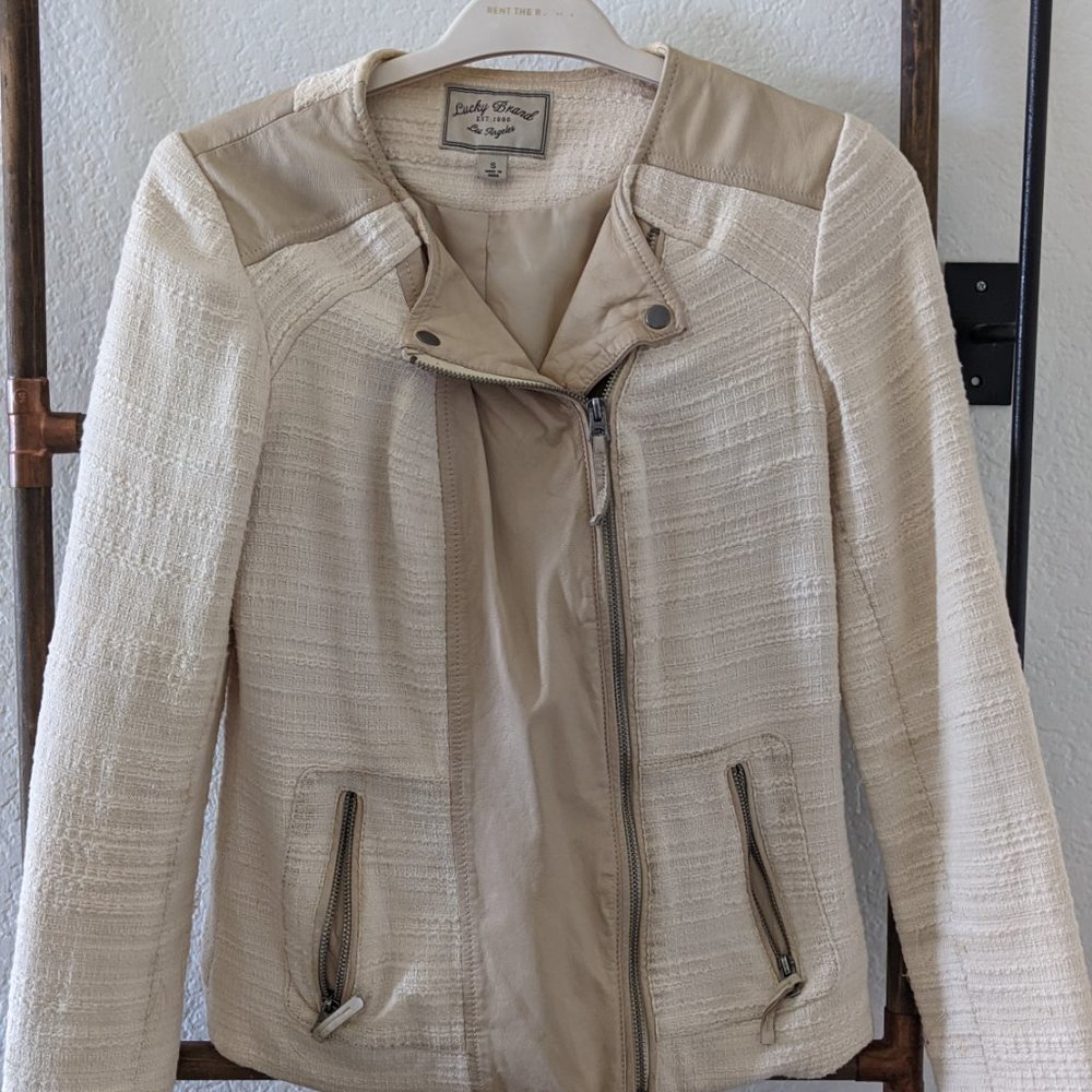 Lucky Brand Noa Jacket Mixed Leather